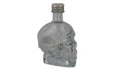 Flasche mit Totenkopfglas 50ml