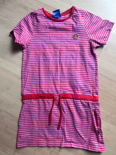 Mädchenkleid rot rosa - mädchenkleid, rot-rosa