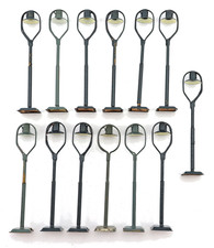 Plasticart Rohrmastlampe mit Ring H0 (13 Stück) DDR