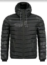 Brave Soul Jacke Steppjacke Cyiber schwarz camo XXL *wieNEU*