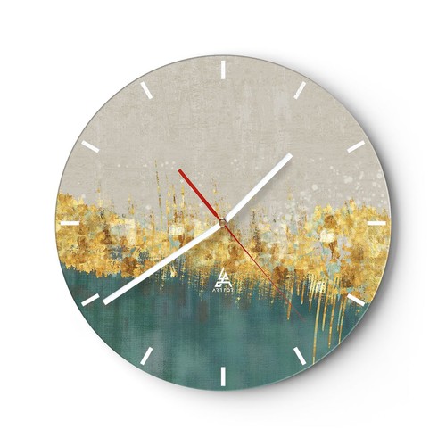 Modern wanduhr 40x40cm rund - 40x40cm,