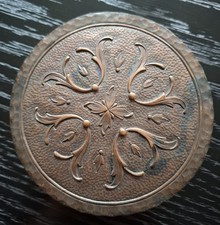 ANTIKE KUPFER SCHMUCKDOSE ca. 1900 – 1920 TOP