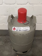 Graue Gasflasche 11 Kg leer, Eigentumsflasche Propan