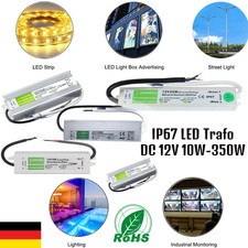 LED Trafo Transformator Netzteil IP67 12V Wasserdicht für LED Strip DHL 10 -350W