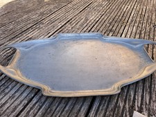 Altes Tablett vermutlich Zinn