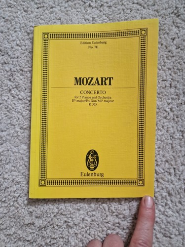 Noten mozart concerto for 2 - concerto,
