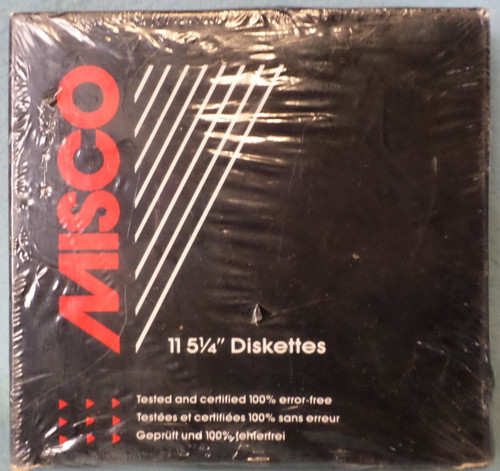Disketten 4 misco - 5, 1/4"