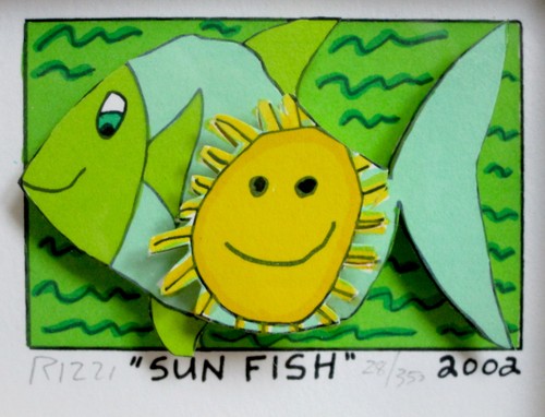 James rizzi 3d sun fish - ***,