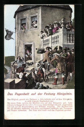 Ansichtskarte das pgenbett auf - ansichtskarte,