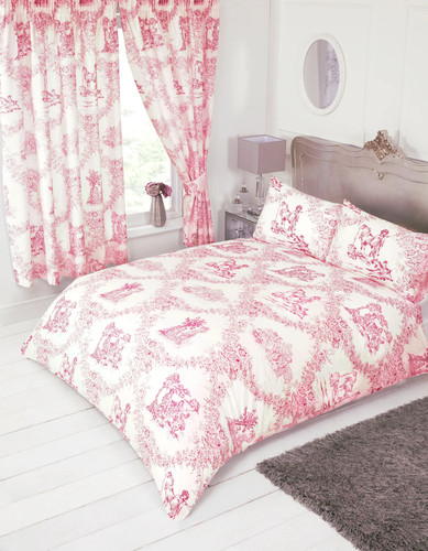 Toile jouy rosa - toile,