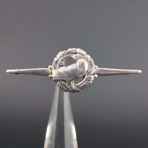 Georg jensen brosche 830 - jensen,