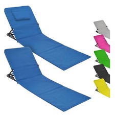 Strandmatte faltbar mit Lehne