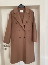 Mango Zweireihiger Mantel aus Wollmix  camel / beige Gr. M