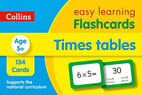 Times tables flashcards ideal - tables,
