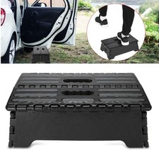 KLAPPBAR- Fußbank Tritthocker Fußhocker Camping Wohnwagen Hocker Max 120kg NEU