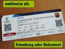 2021/22 --- FC Barcelona - FC Bayern München -- Champions League Ticket / Foto