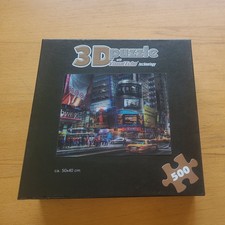 3D puzzle mit VisualEcho technology 500 Teile - Motiv New York Times Square