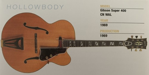 1969 gibson super 400 - cn, wal