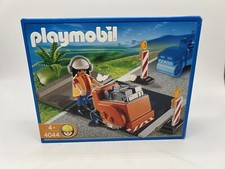Playmobil 4044 Asphaltschneider Bauarbeiter Straßen 2007 Vollständig OVP