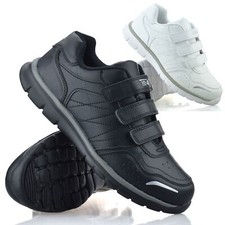 Herren Touch Close Weite Passform Leger Smart Gehen Sport Arbeit Turnschuhe Schuhe Größe