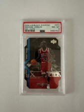 2004-05 Upper Deck Black Diamond Michael Jordan Die Cuts DC2 PSA 8 NBA Karte RAR