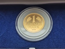 Deutschland 1 DM 2001 Goldmark - Münzzeichen J