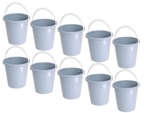 10x kunststoff eimer - 10x,