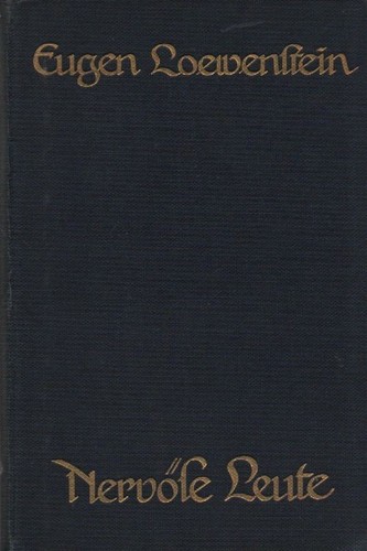 Loewenstein eugen nervöse - loewenstein,,