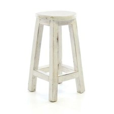 DIVERO Hocker weiß im