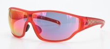 ADIDAS Tycane S Sonnenbrille a192 00 6059 Oval Wrap Around View Rot Leicht Sport