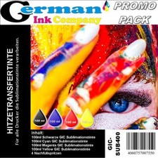 4x 100ml GIC Sublimationstinte