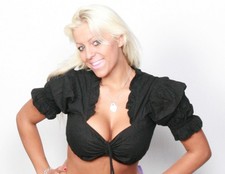 Bluse 42 Schwarz  Dirndlbluse