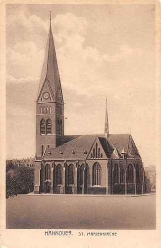 406801 marienkirche - ak, st.