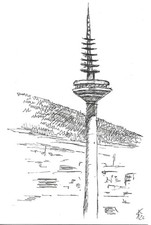 Original Tuschezeichnung