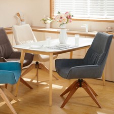 Esszimmerstühle drehbar Drehstuhl Küchenstuhl Polsterstuhl Armlehnstuhl #303