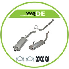 Auspuffanlage Auspuff: Citroen, Berlingo Peugeot Partner 1.1i 1.4i 1.8