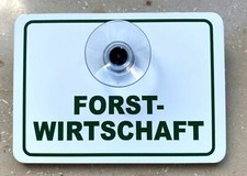 ALUDIBOND-Schild mit Saugnapf