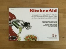 Kitchen Aid 5ksm1apc Spiral Schneider Zum Schälen, Entkernen, Schneiden Wie Neu