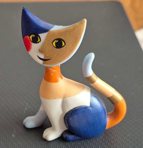 Goebel porzellanfigur katze - porzellanfigur,