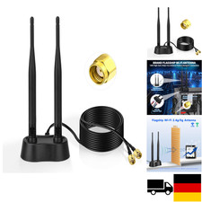 Magnetische Dualband WiFi-Antenne | 7dBi Verstärkung | 2,4/5,8 GHz
