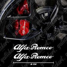 2x Bremssattel Aufkleber für Alfa Romeo Sticker Decal Brake Caliper Giulia 147
