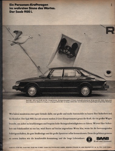 Saab werbeanzeige werbung - werbung,