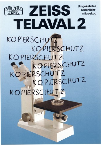 Carl zeiss jena prospektblatt - carl,