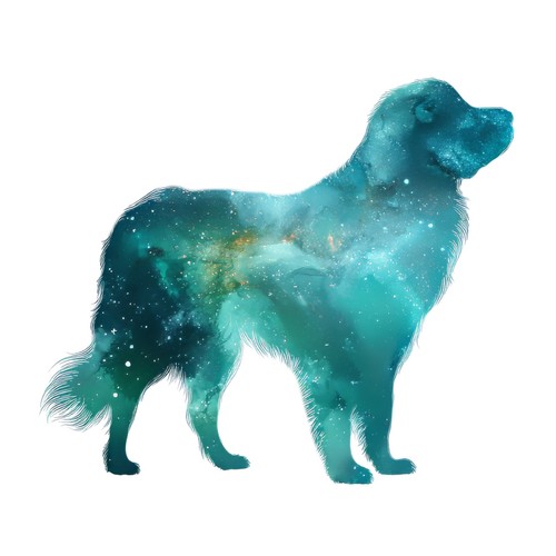 Sticker hund aurora - 2x,