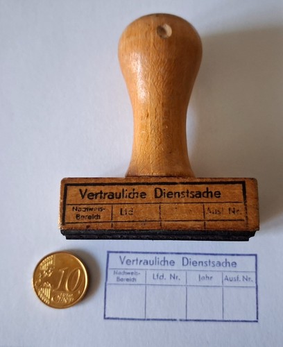 Alter ddr stempel - (s79),