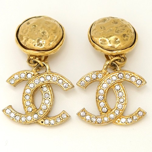 Chanel logos strass - chanel,
