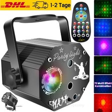 Lichteffekt RGB LED Laser Projektor Disco Party Deko Bühnenlicht Laserlicht USB~