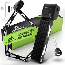 MUNATURA Faltschloss Fahrrad Diebstahlsicher Fahrradschloss 95cm