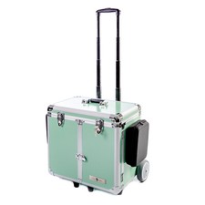 PodoMobile MIDI Fußpflegekoffer – Mit Steckdosen, für mobile Fußpflege Grün