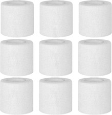 Selbstklebender Verband, 9 Rollen X 5Cm X 4,5M Pflaster Rolle Verbandsmaterial, 